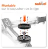 subtel Support GPS vélo – Fixation Aero frontale réglable Voir les images du produit 3