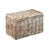 Kobolo Rattantruhe aus Rattan Kubu Grey mit Griffen und Produktbild-Vorschau 1