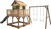 AXI Spielhaus Liam mit Sandkasten, Doppelschaukel & grauer Produktbild-Vorschau 1