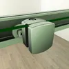 B.100x100xH.185cm Duschkabinen Eckeinstieg eckdusche 5mm Produktbild-Vorschau 6