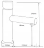 Mexen Elba One rubinetto per lavabo, oro rosa - 74101-60 Anteprima dell’immagine prodotto 2