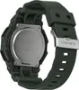 The back of a green Casio G-Shock watch is shown against a white background. Produktbild-Vorschau