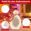 LED-sneeuwpop met 2 tunnelverlichting. Kerstfiguur. Productafbeelding-voorbeeld 5