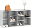 vidaXL Panca per scarpe in cemento grigio 103x30x55 cm Anteprima dell’immagine prodotto 3
