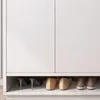 Moderno comò bianco capiente per scarpe, scaffale a 2 ante Anteprima dell’immagine prodotto 9