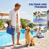 PawHut Aufblasbares Schlauchboot Hunde Faltbare Schwimmende Produktbild-Vorschau 5