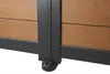 ATHOS 3 m H. 160 cm Massivholz-Schwingtor aus Teakholz mit Produktbild-Vorschau 7
