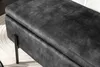 riess-ambiente Moderne Truhenbank LOFT 100cm grau Samt Produktbild-Vorschau 6