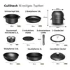 CuliStack® Ultimate Pfannenset 16-teilig, stapelbar, Produktbild-Vorschau 2
