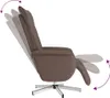 vidaXL Massagesessel mit Fußteil Braun Kunstleder Produktbild-Vorschau 4