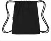 Nike Heritage Drawstring Bag Black/Black/White 10 L Sáček Náhled obrázku produktu 24