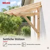 Holz Vordach 120x205 cm Haustürüberdachung Pultdach Produktbild-Vorschau 13