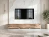 AX LIVING Barvo TV-meubel, 3x100 cm, bruin eikenhout, model Productafbeelding-voorbeeld 1