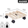 WAGNER Pflanzenroller PALETTI 28 x 28 x 8 cm, für den Produktbild-Vorschau 7