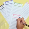 A6 koženkový zápisník výdaje rozpočtové listy peněžní Náhled obrázku produktu 4