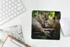 MuchoWow® Mauspad Mousepad Löwen - Baum - Gras 20x20 cm - Produktbild-Vorschau 5