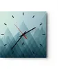 Wanduhr - Quadrat - Glasuhr - Abstraktion modern - 30x30cm Produktbild-Vorschau 1