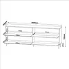 Furniture24 Kommode Masha, 200 x 75 x 39 cm. Dressoir met Productafbeelding-voorbeeld 3