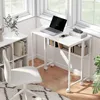 HOMCOM Schreibtisch Klappbar Kleiner 80 cm Produktbild-Vorschau 2