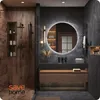 SAVE ®HOME Okrągłe lustro łazienkowe LED - 60 cm - Podgląd zdjęcia produktu 8