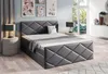 Boxspringbett Schlafzimmerbett KOSMOS 120x220cm Kunstleder Produktbild-Vorschau 1