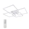ZMH Deckenleuchte LED Deckenlampe Wohnzimmer 4 Weiß Rahmen Produktbild-Vorschau 9