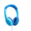 A pair of blue headphones on a white background. Produktbild-Vorschau