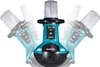 A Makita LED work light shown from multiple angles to demonstrate its adjustability. Anteprima dell’immagine prodotto