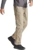 A person wearing khaki cargo pants and a gray jacket, shown from the waist down. Produktbild-Vorschau
