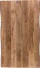 Holzplatte 120x60 cm Curt, Tischplatte aus Mangoholz massiv Produktbild-Vorschau 6