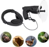 A bird listening device with headphones and four circular images of animals: a hawk, a lion, an antelope, and a bird. Podgląd zdjęcia produktu