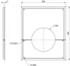 Atec Wandblende PolyTop geschlossen DN100/150 Produktbild-Vorschau 2