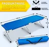 TRESKO XXL Campingbett Feldbett 190 x 64 x 44 cm Metallrohr Produktbild-Vorschau 4
