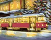 Zuty - Malen nach Zahlen - STRASSENBAHN MIT WEIHNACHTSBAUM, Produktbild-Vorschau 1