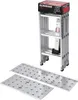 Multifunkční hliníkový žebřík s plošinou KRAFT&DELE KD4070, Náhled obrázku produktu 8