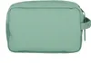 A green toiletry bag on a white background. Náhled obrázku produktu