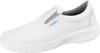 A white Abeba S2 Slipper shoe is shown from a side angle against a white background. Produktbild-Vorschau