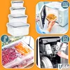 Vilde | Récipients alimentaires - 8 pièces - avec couvercle Voir les images du produit 6