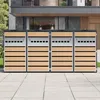 Zestaw 2 pojemników na śmieci Merax z klapą i 2 Podgląd zdjęcia produktu 6