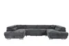 KSHOMECONCEPT Wohnlandschaft GUSTAW U mit Schlaffunktion Produktbild-Vorschau 2