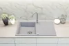 Granitspüle 90x50 cm mit Siphon & Drehexzenter, für 45 cm Produktbild-Vorschau 2