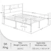 Yaheetech Bettrahmen Metallbett für 160 x 200 cm Matratze Produktbild-Vorschau 3