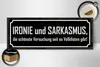Holzschild Spruch 27x10cm Ironie und Sarkasmus Produktbild-Vorschau 3