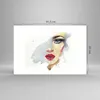 Poster - Poster ohne Rahmen - Aquarell Frau Mund - 91,5x61 Produktbild-Vorschau 4