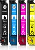 Four ink cartridges lined up against a white background. Produktbild-Vorschau