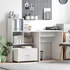 vidaXL Armoire à tiroirs avec roue Blanc 55 x 45 x 31 cm Voir les images du produit 2