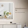 EMKE Miroir de salle de bain avec grossissement 3X Voir les images du produit 3