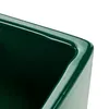 Keramická váza na květiny tmavě zelená lesklá H 25 cm Náhled obrázku produktu 6