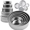 5X Gastronomic Steel Kitchen Schüsseln Produktbild-Vorschau 1
