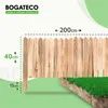 BOGATECO Beeteinfassung Holz Rollborder Holzlatten | Produktbild-Vorschau 2